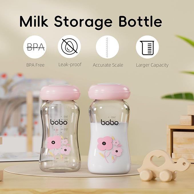 YOHKOH Glass Breast Milk Storage Bottles - Image 2