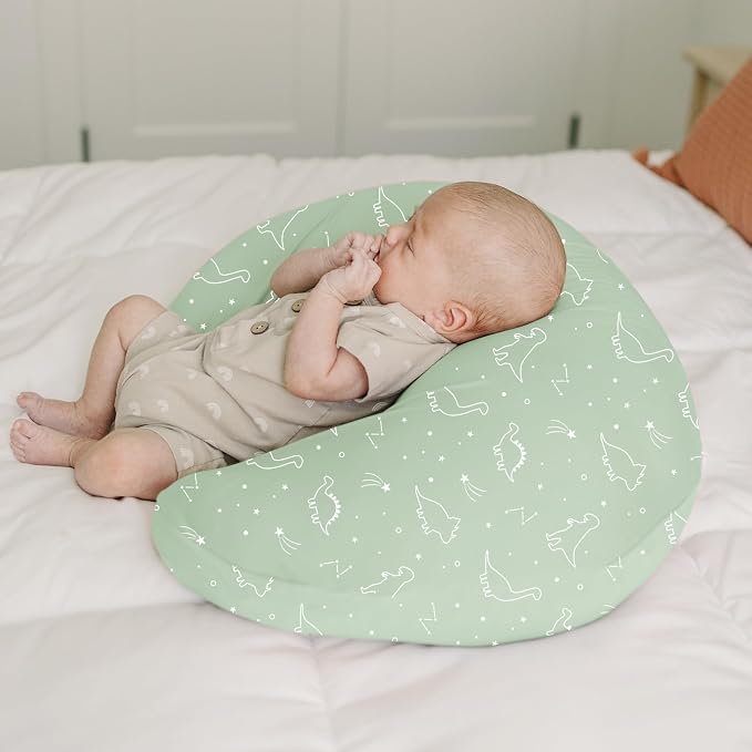 Konssy 2 Pack Nursing Pillow Covers, Stretchy and Soft Nursing Cover - Image 4