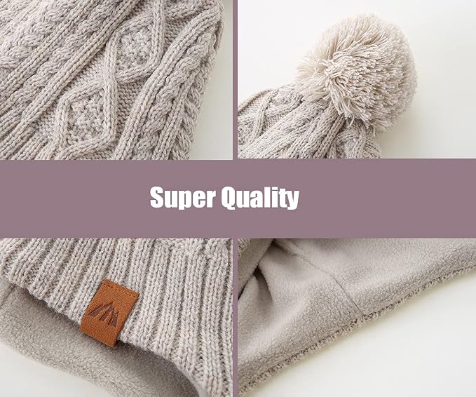LMLALML Boys Winter Hat Earflap Knitted Beanie - Image 4