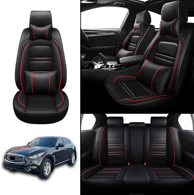 Car Seat Covers for Infiniti fx35 2003-2012 | 5-Seats Seat Covers, Waterproof - Image 2