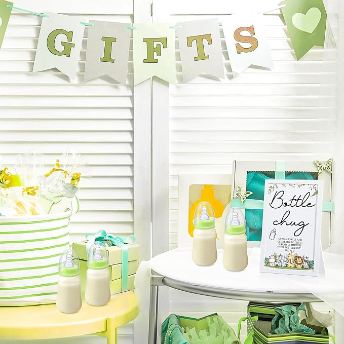 Roowest Bottle Chug Baby Shower Game Favors Including Safari Animals Theme - Image 6