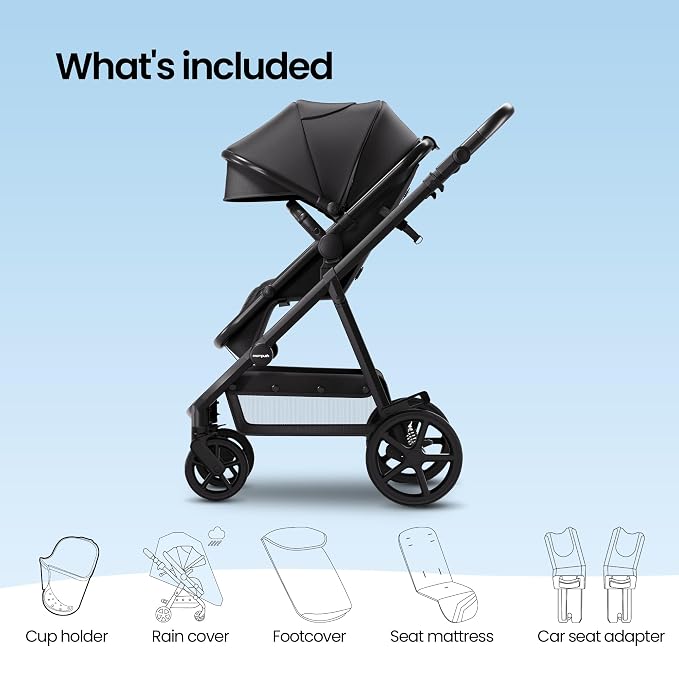Mompush Meteor2 Baby Stroller 2-in-1 - Image 8