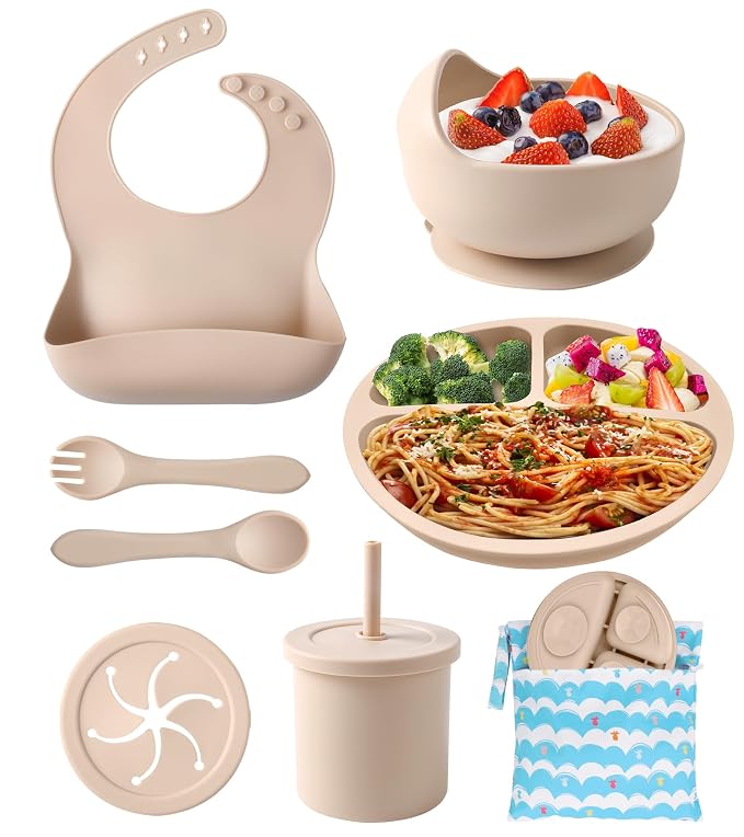 ECLIP Silicone Baby Feeding Set, Travel Bag - Image 8