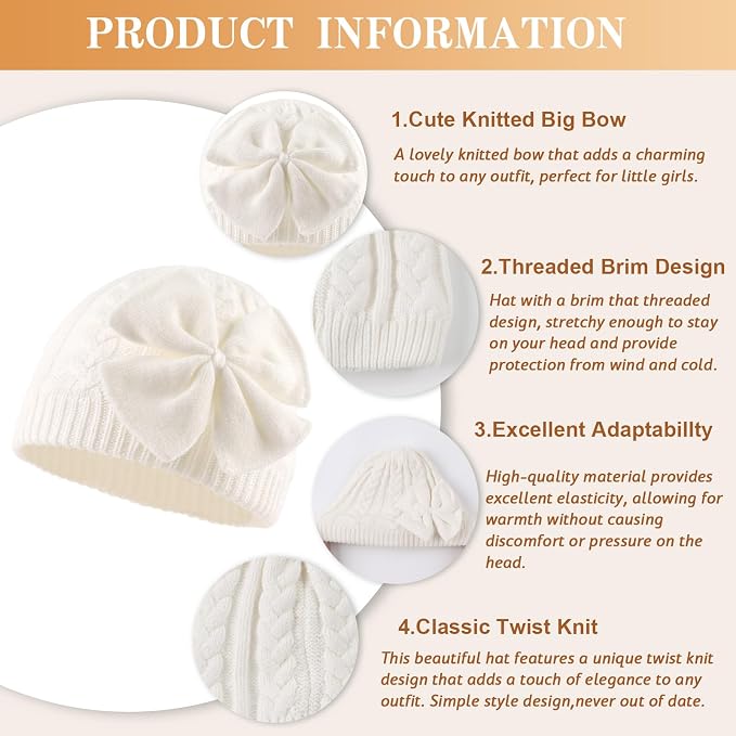 JANGANNSA Winter Warm Knitted Baby Hat - Image 3