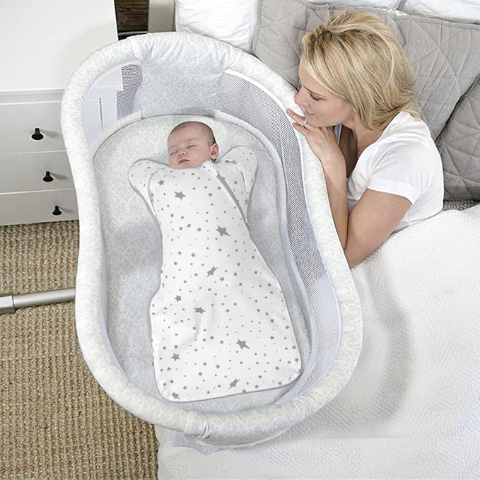 Premium Soft Cotton Swaddle Blanket Sleep Sack Arms Up Design 2 Packs 3-6 Months - Image 7