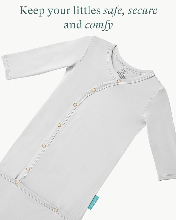 PurComfy Supersoft Baby Sleeper Gowns, Premium Bamboo Viscose Infant Nightgown - Image 7
