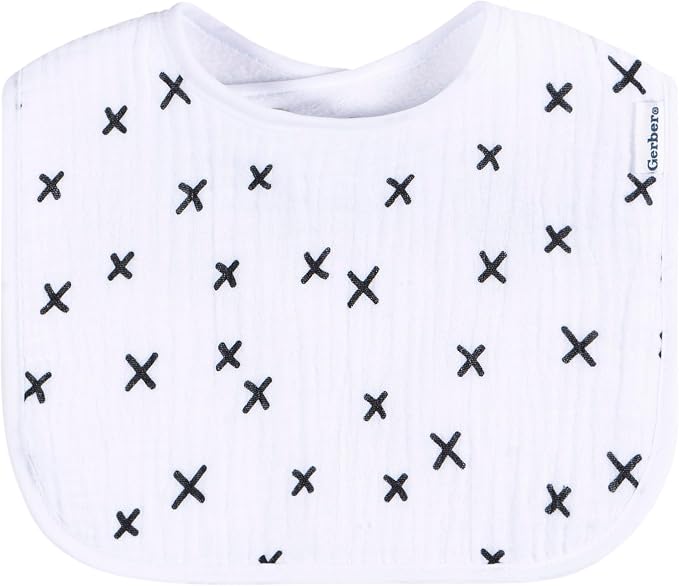 Gerber Unisex Baby Muslin 8 Pack Drooling Bibs - Image 9