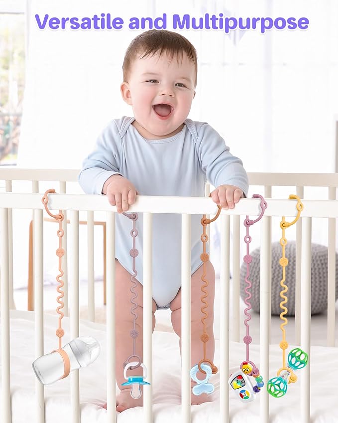3pcs Adjustable Toy Strap Holder - Image 2