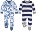 Burt’s Bees Baby Boys' One-Piece Sleep and Play 100% Organic Cotton PJs by BurtsBeesBaby
