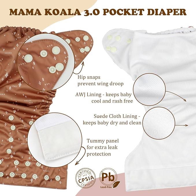 Mama Koala 3.0 Cloth Diapers for Babies - Image 4