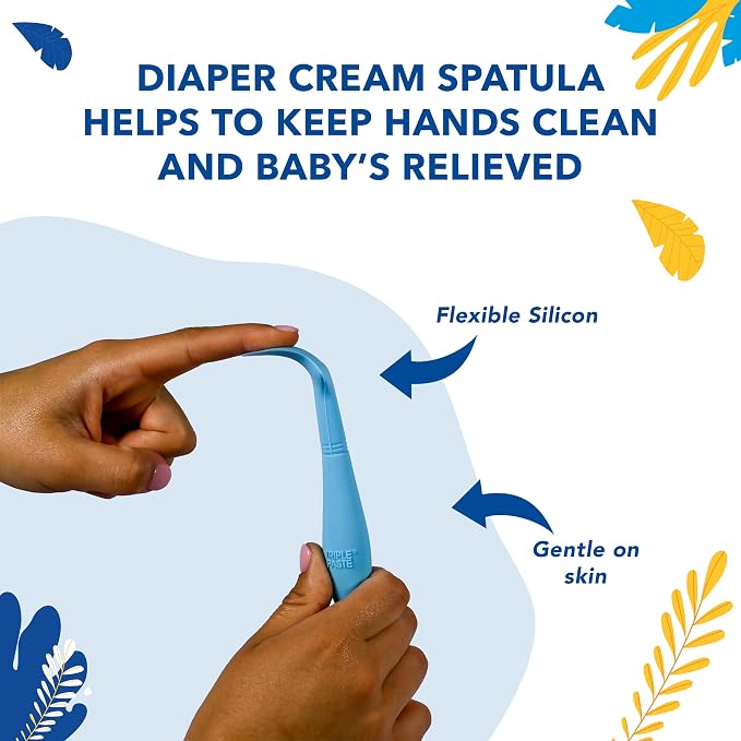 Triple Paste Diaper Rash Cream and Spatula Bundle - 16 oz Zinc Oxide Ointment - Image 3
