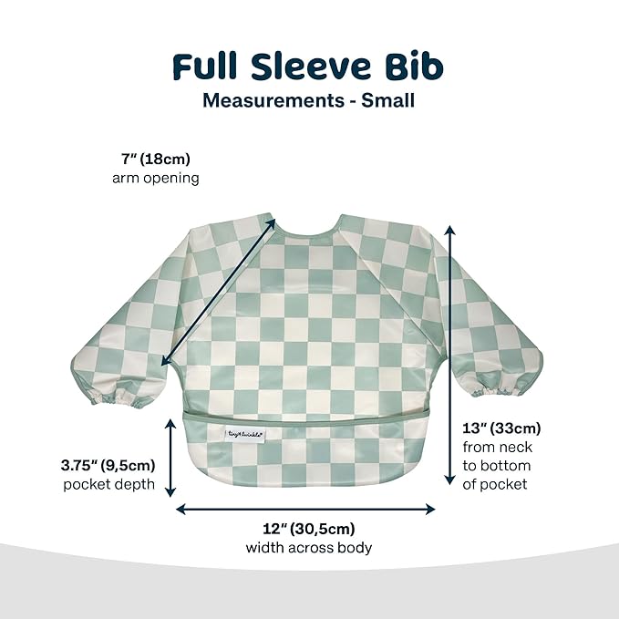 Tiny Twinkle Long Sleeve Bib for Babies & Toddlers – Waterproof Smock Bib for - Image 7
