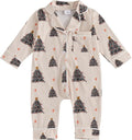 Balaflyie Baby Girl Button Down Pajamas Romper One-Piece Jumpsuit Long Sleeve by Balaflyie