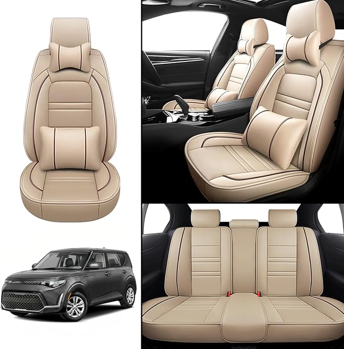 Car Seat Covers for kia Soul 2010-2025 | 5-Seats Seat Covers, Waterproof Seat - Image 2