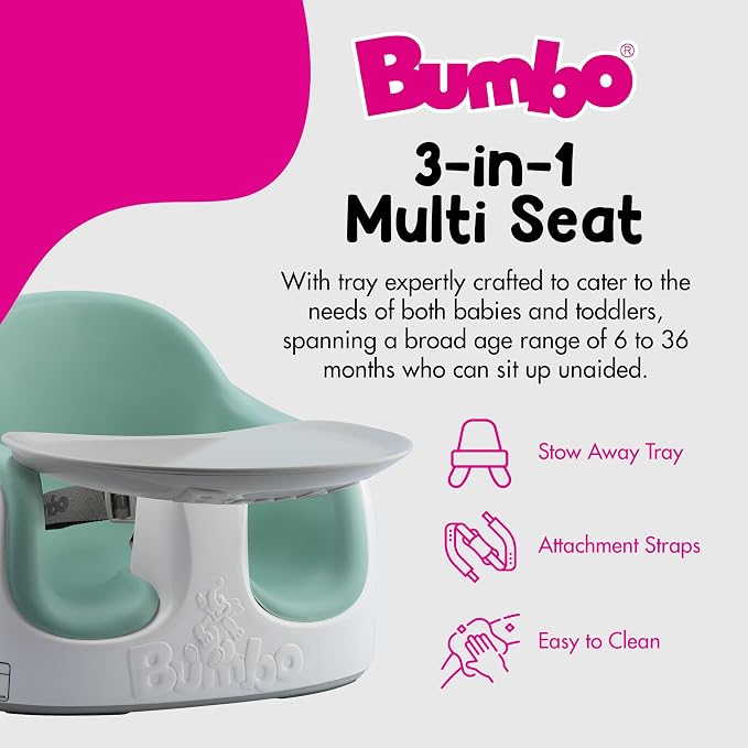 Bumbo 2 Pack 3-in-1 Multi-Seat for 6 to 36 Months, Travel Baby Feeding and Play - Image 4