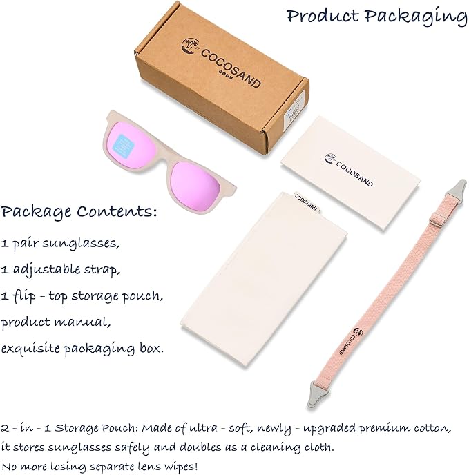 COCOSAND Flexible Baby Sunglasses - Image 2