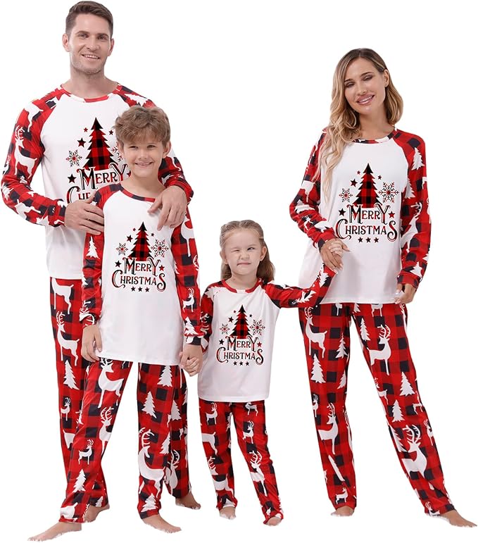 Awoscut Family Christmas Pajamas Matching Pajamas - Image 2