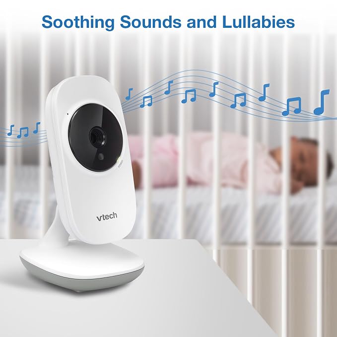 VTech VM819-2 Baby Monitor, 2.8” Screen, 2 Cameras, 1000ft Range, Night Vision - Image 9