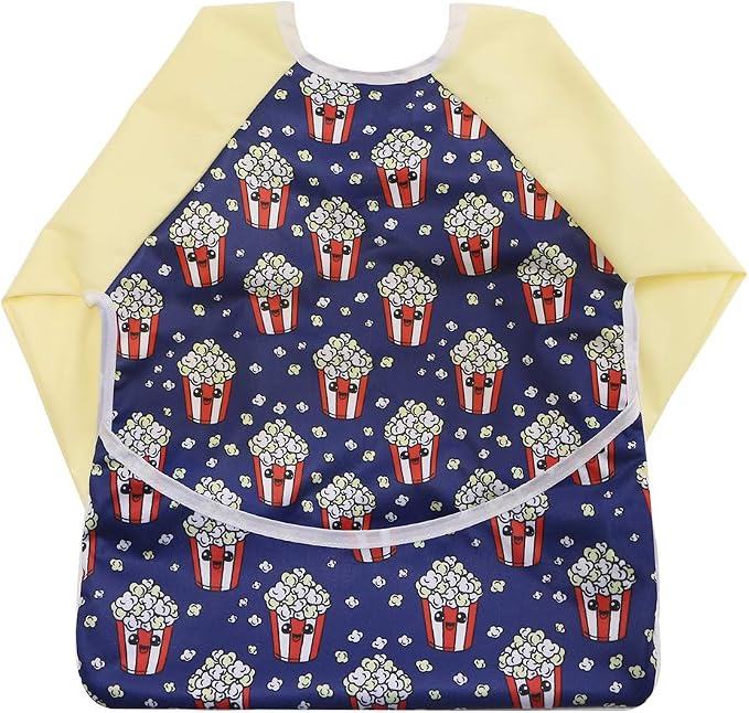 Infant Toddler Baby Waterproof Sleeved Bib, Bib by Hi+Sprout