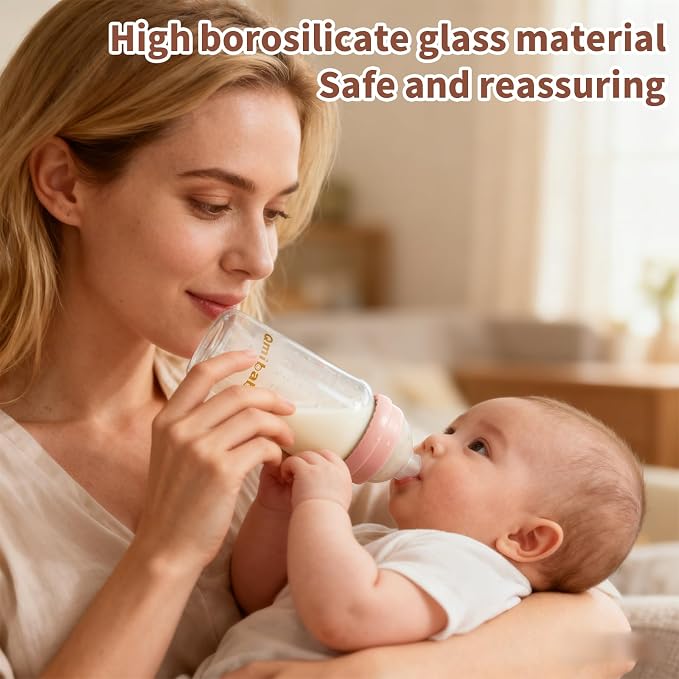 Breast Milk Storage Bottles 240ml 8oz BPA-Free Leak-Proof Baby Bottle - Image 8
