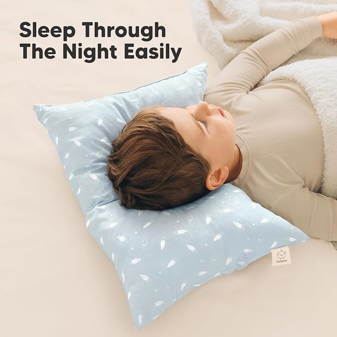 KeaBabies 2-Pack Toddler Pillow 13x18 - Image 7