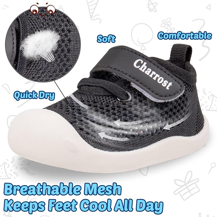 Baby First-Walking Shoes 1-4 Years Kid Shoes Trainers Toddler Infant Boys Girls - Image 2