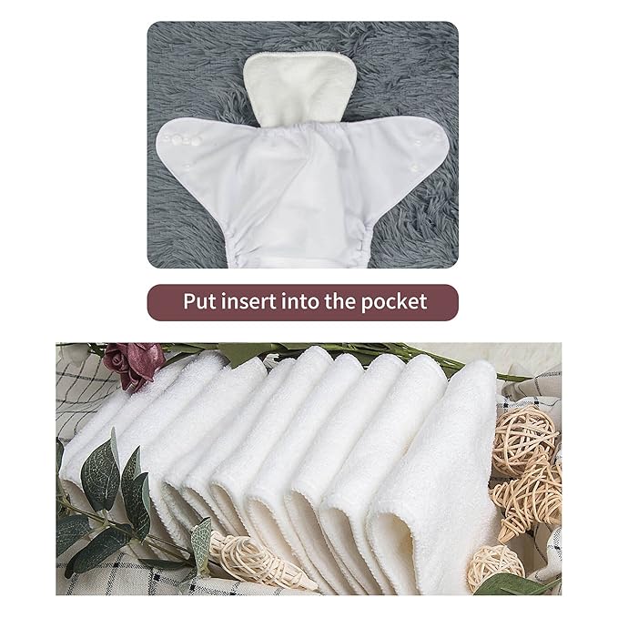 ALVABABY Baby Cloth Diapers 6 Pack - Image 4