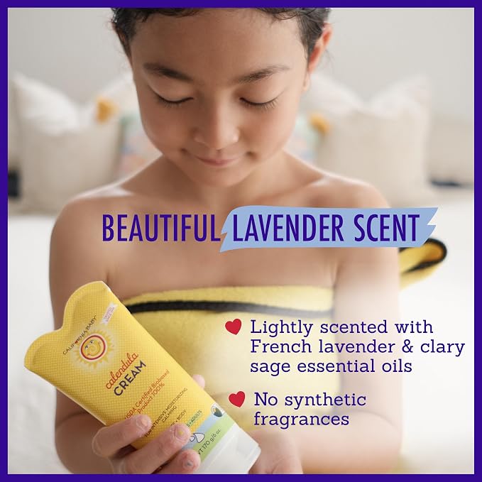 California Baby Calendula Cream | 100% Plant-Based Moisturizer | Lavender Baby - Image 7