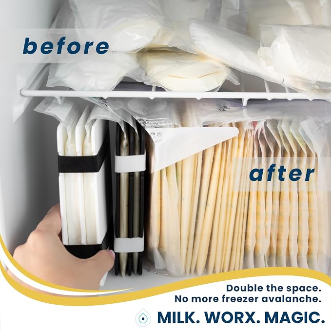 Freeze It Flat Breastmilk Freezer Organizer and Breast Milk Flattener - Image 2