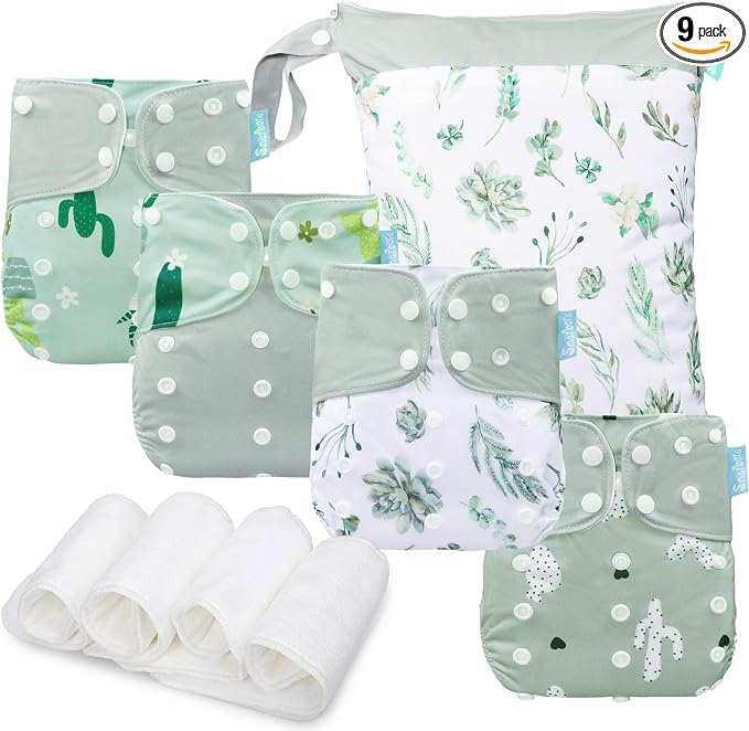 Baby Cloth Diapers Set by Smarbore