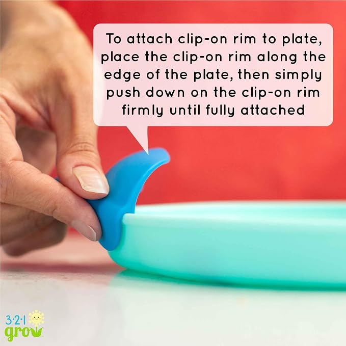 Silicone Easy Scoop & Hold Plate Set - Image 8