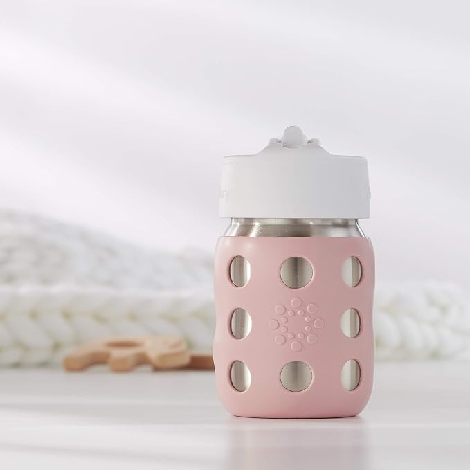 Lifefactory 8-Ounce Stainless-Steel Vacuum-Insulated Wide-Neck Baby Bottle - Image 7