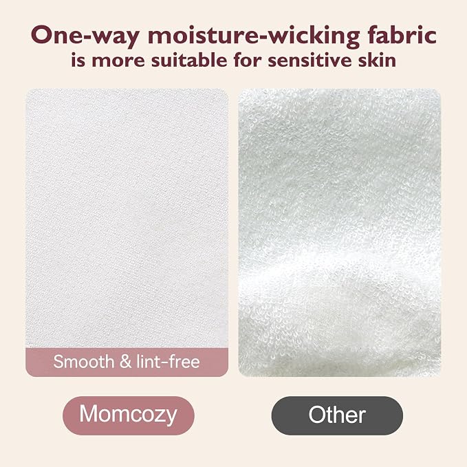 Momcozy Reusable Breast Pads, Innovative Use of Absorbent Fabric & 4 Layers of - Image 3