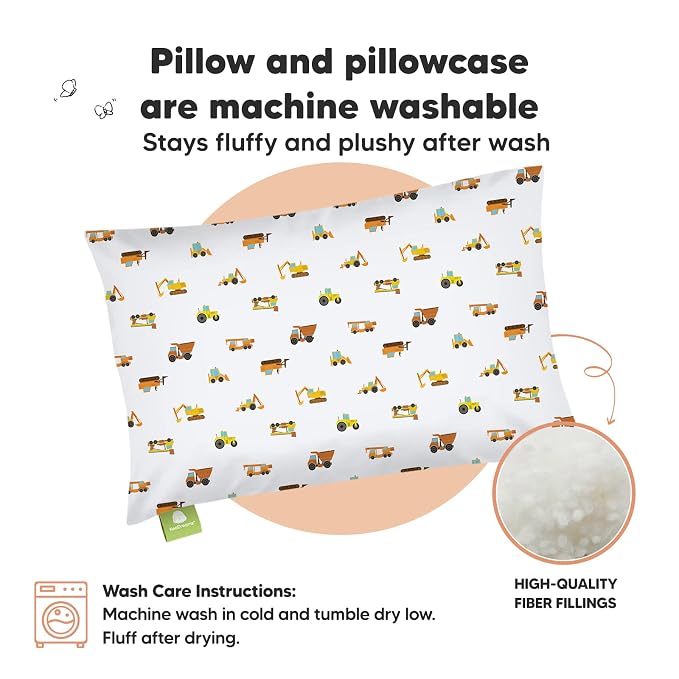 Toddler Pillow with Pillowcase - Image 4
