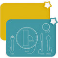 Moonkie Silicone Placemats for Baby & Kid, Stain-Proof Non-Slip Toddler Food by Moonkie