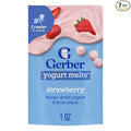 Gerber Stage 3 Baby Food Snacks, Strawberry Yogurt Melts, Freeze Dried Yogurt by Gerber