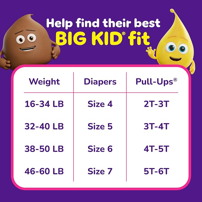 Pull-Ups Girls' Potty Training Pants, Size 2T-3T Training Underwear - Image 2
