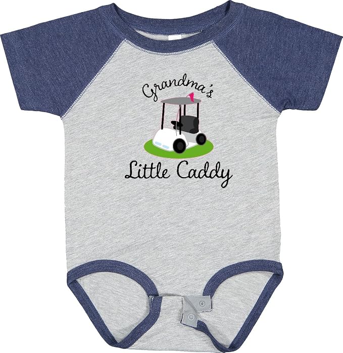 inktastic Grandma's Little Caddy Golf Baby Bodysuit by Inktastic