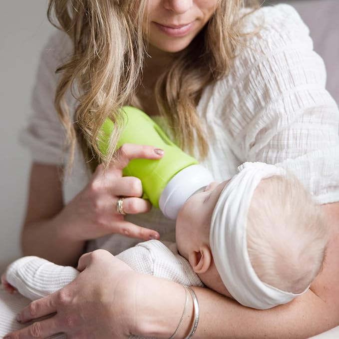 Olababy Silicone Sleeve for Avent Natural Glass Baby Bottles - Image 6
