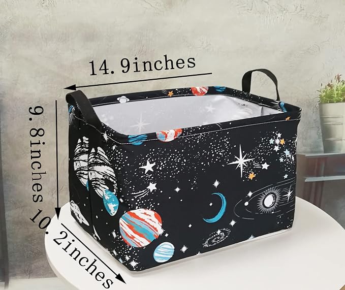 Rectangle Kids Gift Storage Basket Shelf Storage Basket Organizer Box Clothes - Image 2