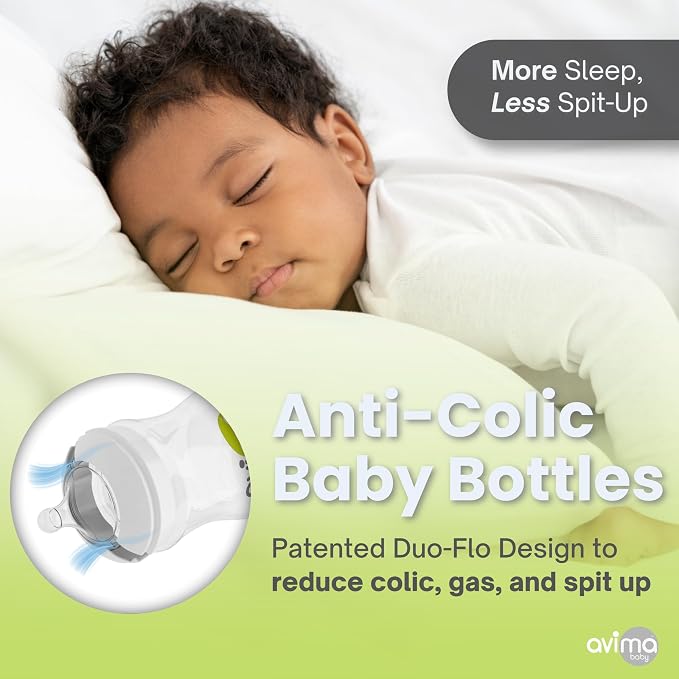 Avima Baby 4 oz Anti Colic Baby Bottles - Image 3