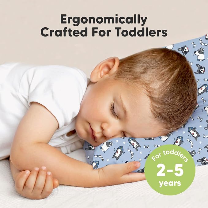 Toddler Pillow with Pillowcase - Image 2