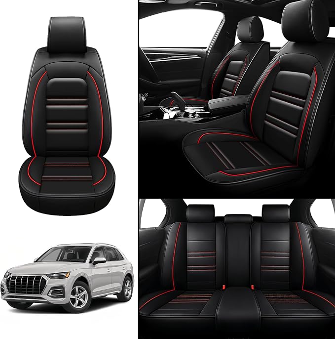 Seat Covers for Audi q5 2009-2025 | 5-Seats Leather Seat Covers - Image 2
