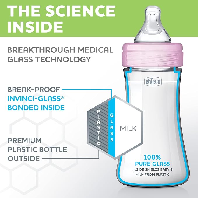 Chicco Duo Newborn Hybrid Baby Bottle Starter Gift Set - Image 3