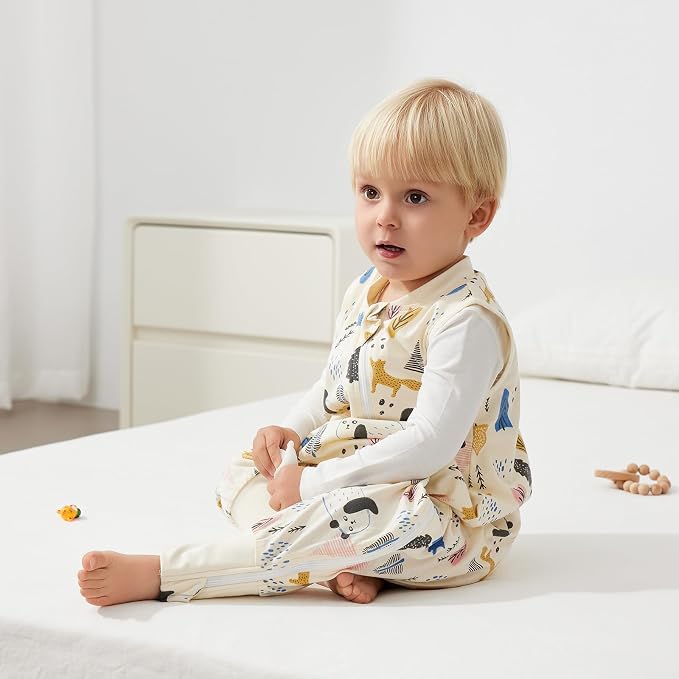 Duomiaomiao 0.5 TOG Toddler Sleep Sack 24-36 Months 100% Cotton Lightweight - Image 2