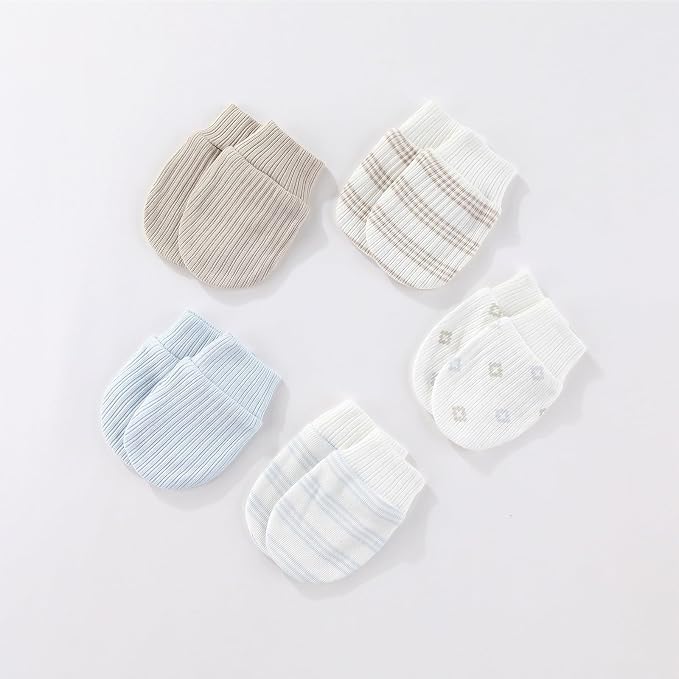 15 Pack Infant Hats Gloves Socks Unisex Baby Boy Girl Accessories Set Cotton - Image 6