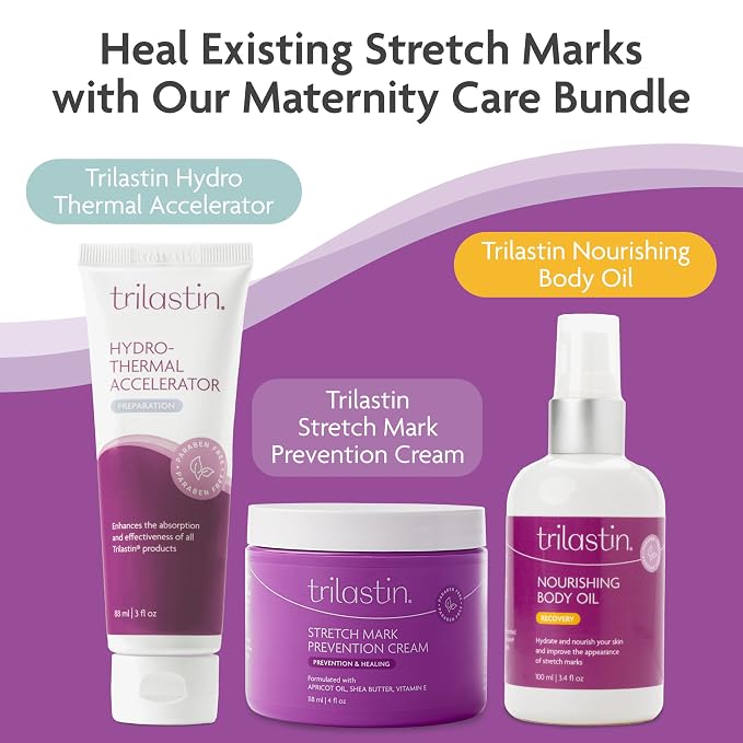 TriLASTIN Maternity Stretch Mark Prevention Cream - Image 8