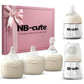 Glass Baby Bottles Anti Colic Set 2 Pack 3oz and 6oz BPA Free Heat Resistant by Unknown