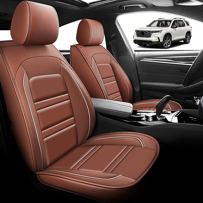 Seat Cover for Honda Pilot 2003-2025 | Car Seat Covers Front Seats, Waterproof - Image 2