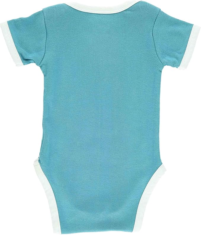 Lazy One Cute Unisex Baby Bodysuit, Cute Animal Designs, 6-18 Months - Image 2